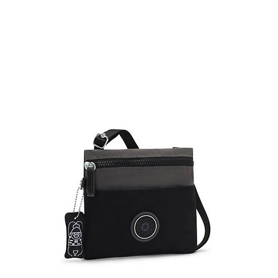 Kipling Gib Crossbody Bag Handbag Coal Black Block | AU 1266YX